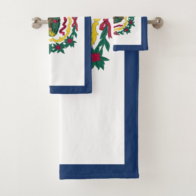 Conjunto De Toalhas Bandeira do Estado da Virgínia Ocidental (Insitu)