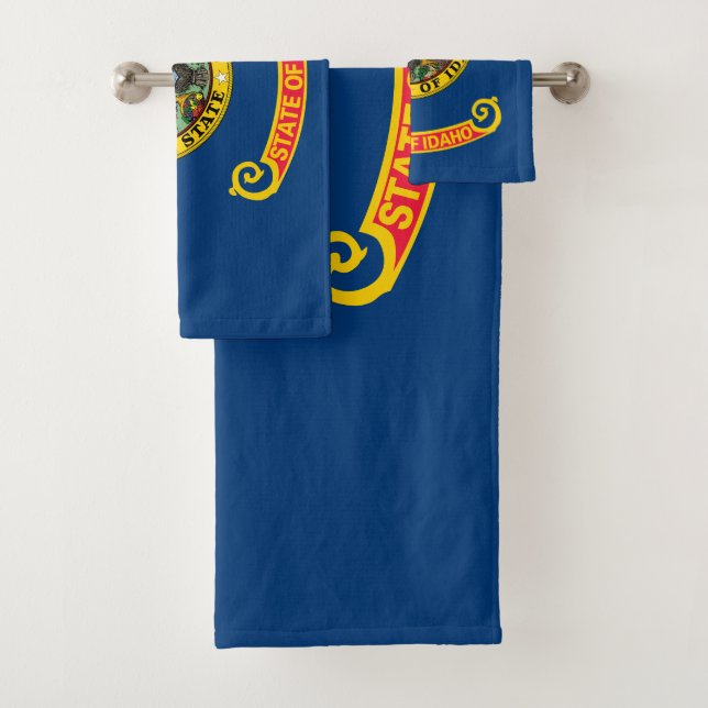 Conjunto De Toalhas Bandeira do Estado de Idaho (Insitu)