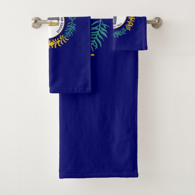 Conjunto De Toalhas Bandeira do Estado de Kentucky (Insitu)