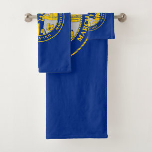 Conjunto De Toalhas Bandeira do Estado de Nebraska