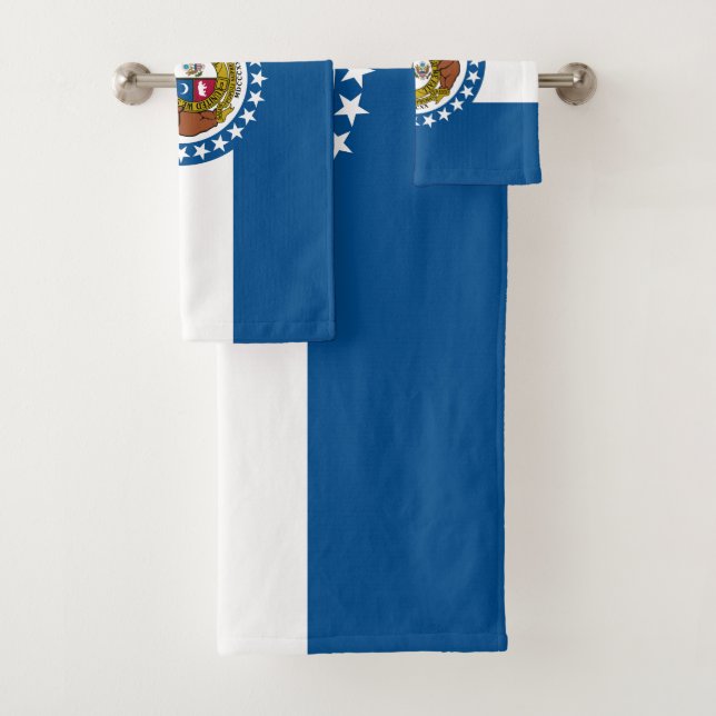 Conjunto De Toalhas Bandeira do Estado do Missouri (Insitu)