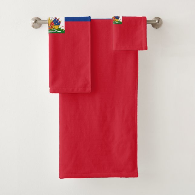 Conjunto De Toalhas Bandeira do Haiti (Insitu)