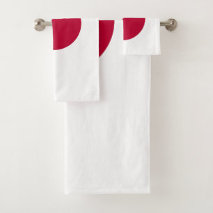 Conjunto De Toalhas Bandeira do Japão