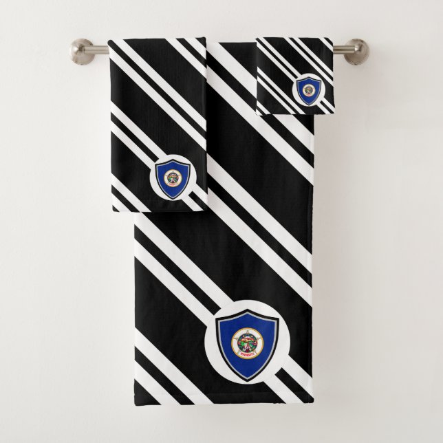 Conjunto De Toalhas bandeira do Minnesota (Insitu)