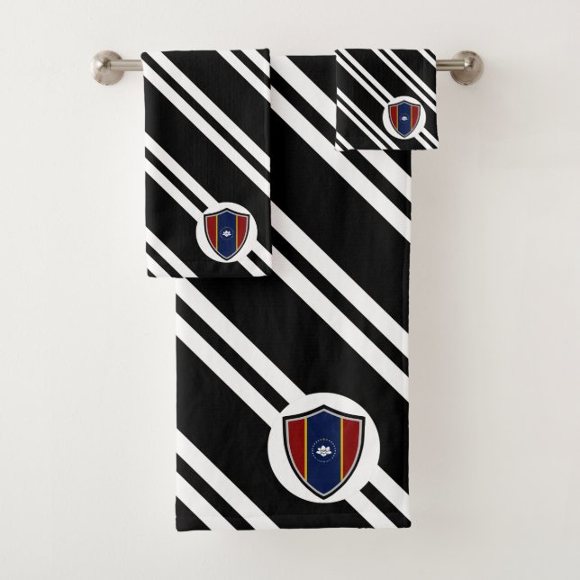 Conjunto De Toalhas bandeira do Mississippi (Insitu)