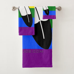 Conjunto De Toalhas bandeira do orgulho two-spirit de SlipperyJoe simb