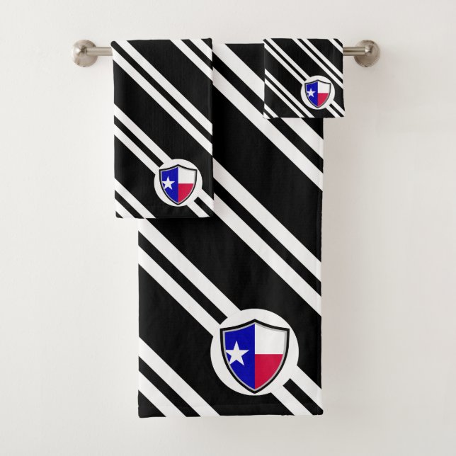 Conjunto De Toalhas Bandeira do Texas (Insitu)