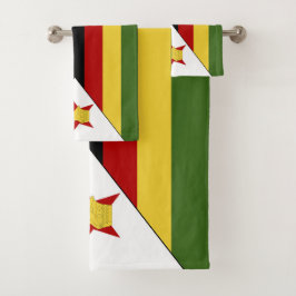 Conjunto De Toalhas Bandeira do Zimbabué