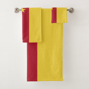 Conjunto De Toalhas Bandeira dos Camarões