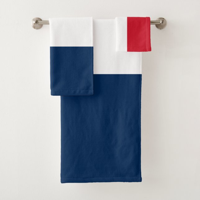 Conjunto De Toalhas Bandeira francesa (Insitu)