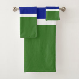 Conjunto De Toalhas Bandeira Gâmbia