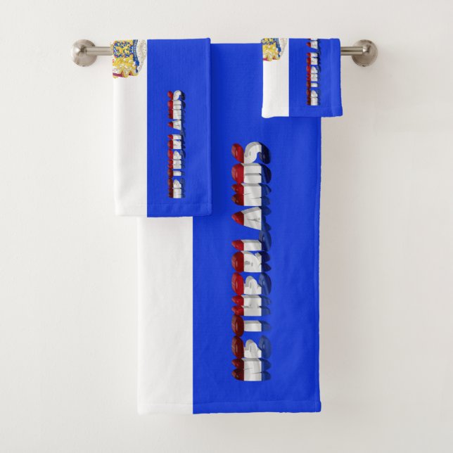 Conjunto De Toalhas Bandeira holandesa (Insitu)
