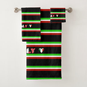 Conjunto De Toalhas Bandeira italiana