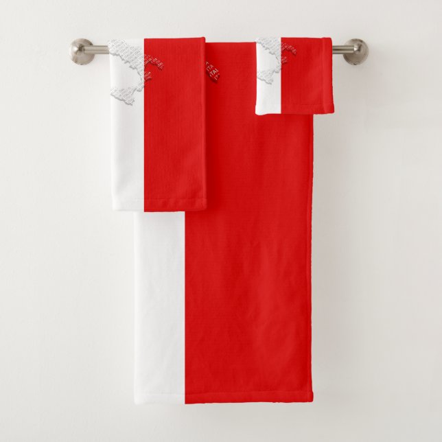 Conjunto De Toalhas Bandeira italiana (Insitu)