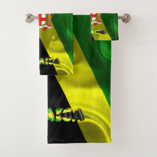 Conjunto De Toalhas Bandeira jamaicana