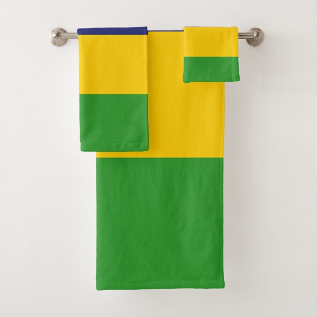 Conjunto De Toalhas Bandeira Maurícia (Insitu)