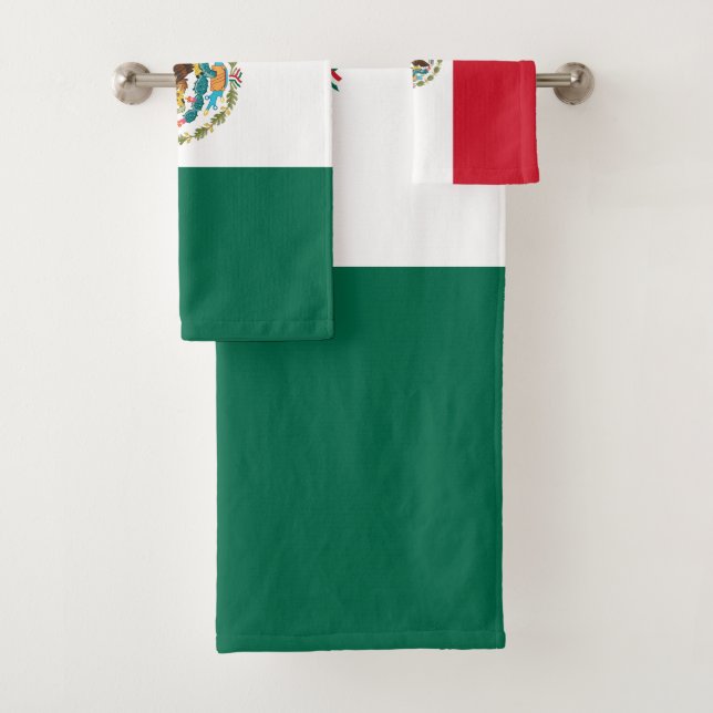 Conjunto De Toalhas Bandeira mexicana (Insitu)