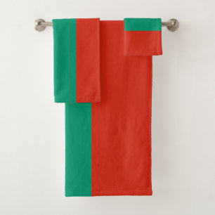 Conjunto De Toalhas Bandeira Patriótica Búlgara
