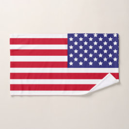 Conjunto De Toalhas Bandeira Patriótica EUA Stars & Stripes Americano