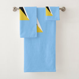 Conjunto De Toalhas bandeira santo Lúcia