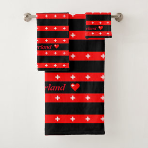 Conjunto De Toalhas Bandeira suíça