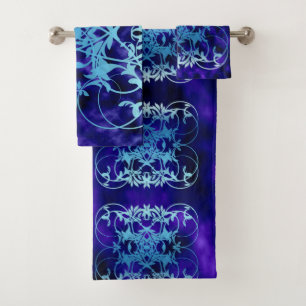 Conjunto de Toalhas Bandeja Azul