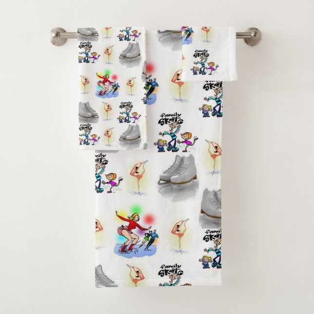 Conjunto De Toalhas Bandeja de Banheira Sete Patinando (Insitu)