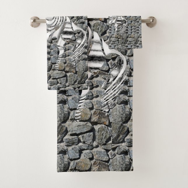 Conjunto De Toalhas Bandeja de Banheiro Define Cavalo (Insitu)