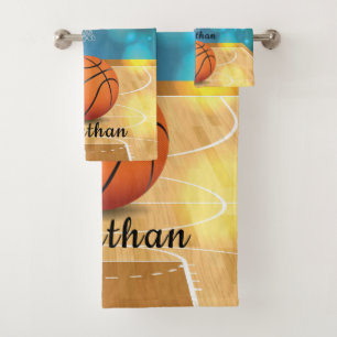Conjunto De Toalhas Bandeja de Design de basquete