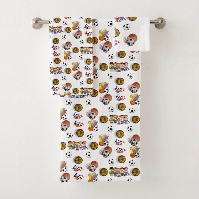 Conjunto De Toalhas Bandeja define esportes (Insitu)