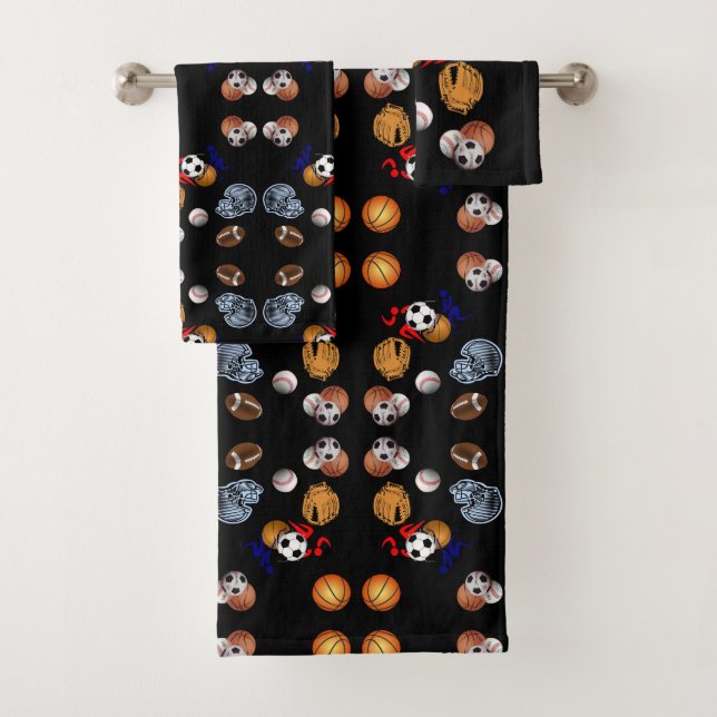 Conjunto De Toalhas Bandeja define esportes (Insitu)