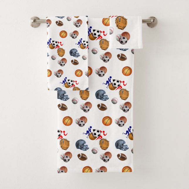 Conjunto De Toalhas Bandeja define esportes (Insitu)