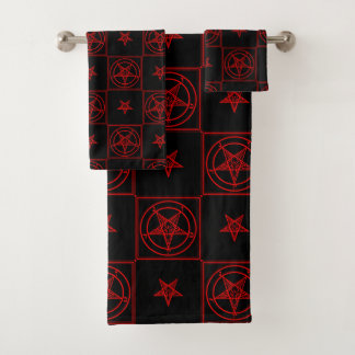 Conjunto De Toalhas Baphomet