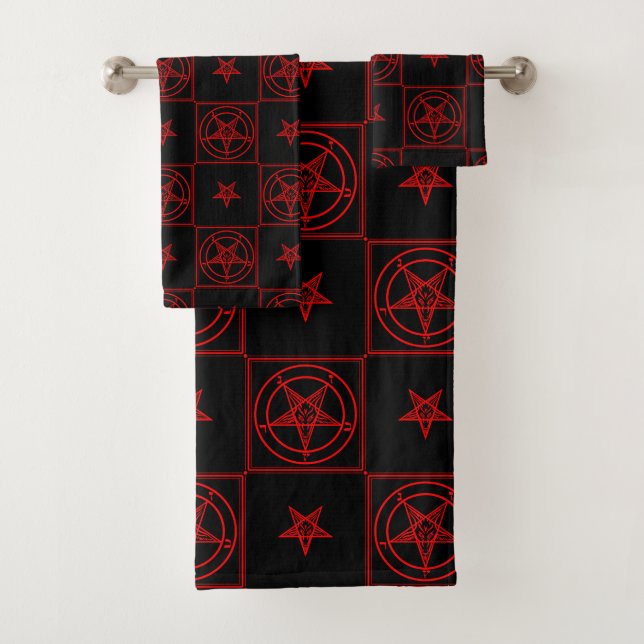 Conjunto De Toalhas Baphomet (Insitu)