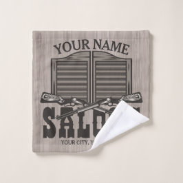 Conjunto De Toalhas Bar de Velho Salão de Armas Personalizadas do West