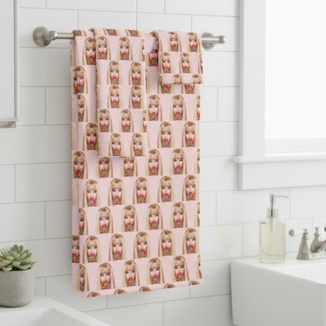 Conjunto De Toalhas Barb Bath Towel Set (Criador carregado)