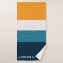 Bat de Na moda com Banda Horizontal com Colorção M