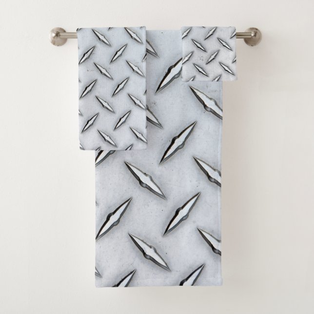 Conjunto De Toalhas Bath de Placa Diamante de Aço (Insitu)