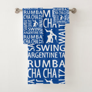 Conjunto De Toalhas Bath Towel Dancing Ballroom