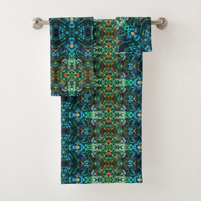 Conjunto De Toalhas Bath Towel Set Abalone (Insitu)