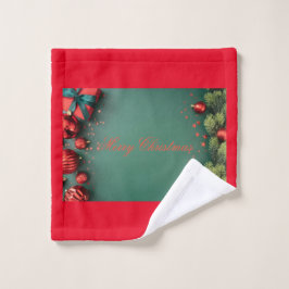 Conjunto De Toalhas Bath Towels Feliz Natal