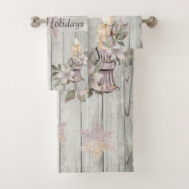 Conjunto De Toalhas Bath Towle Set Winter Wonderland