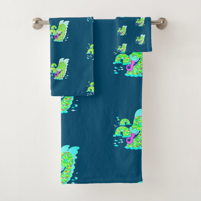 Conjunto De Toalhas Bathing Nessie (Insitu)