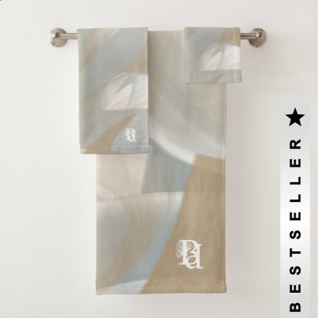 Conjunto De Toalhas Bathroom Towel Set Abstrato Home Sandy Tornado (Criador carregado)