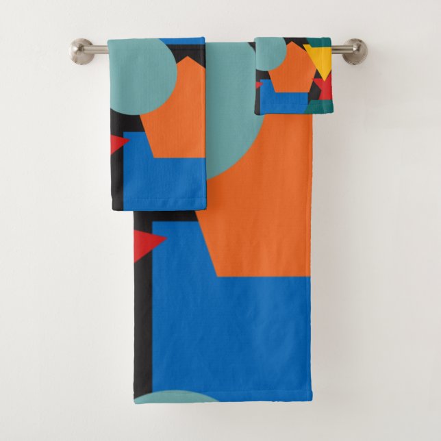 Conjunto De Toalhas Bauhaus Shapes (Insitu)
