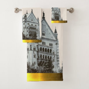 Conjunto De Toalhas Bavaria Crest King Ludwig's Castle Oktoberfest
