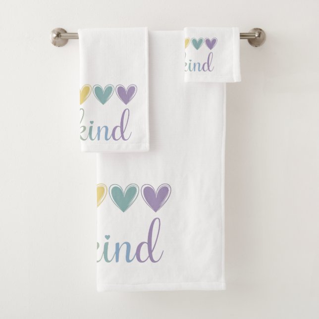 Conjunto De Toalhas Be Kind (Insitu)