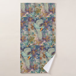 Conjunto De Toalhas Beach Scenes