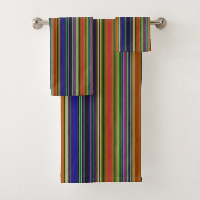Conjunto De Toalhas Beach Stripes (Insitu)