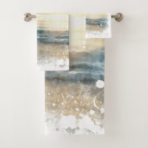 Conjunto De Toalhas *~* Beach Waves Sunset Sunrise Sunset AR7
